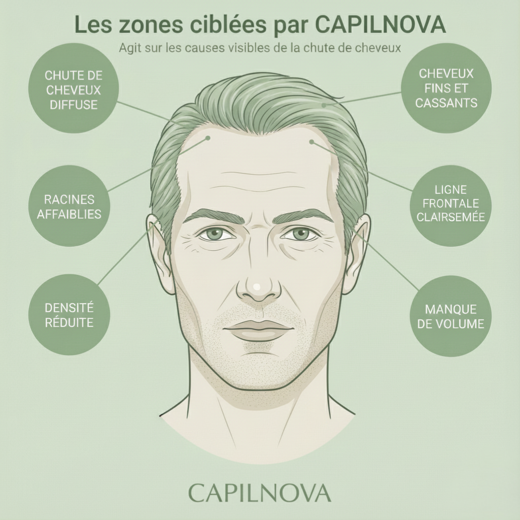 CAPILNOVA Homme – Le shampooing qui redonne vie à vos cheveux :
