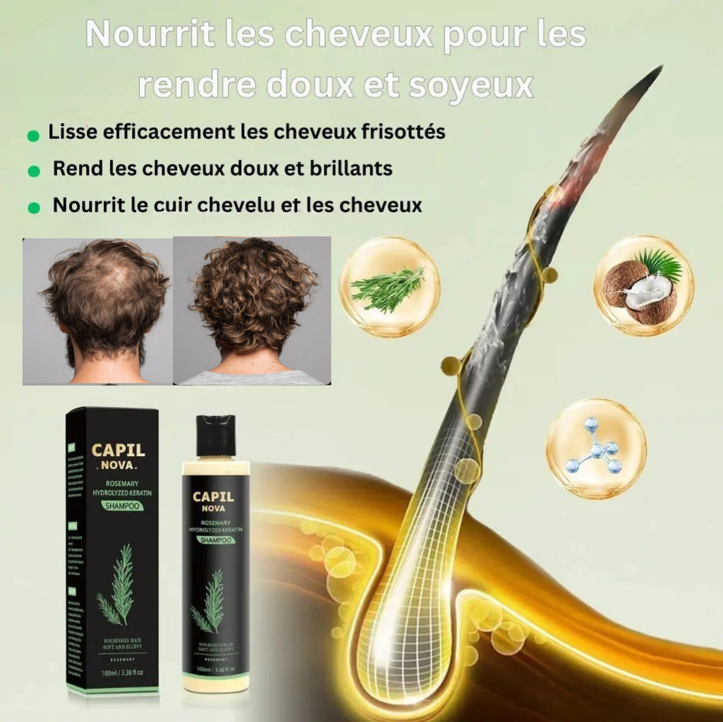 CAPILNOVA Homme – Le shampooing qui redonne vie à vos cheveux :